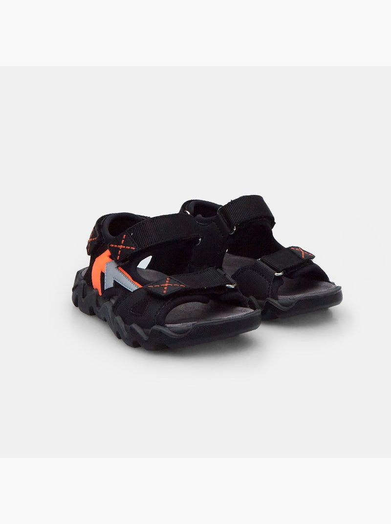 Sandales pour garçon Noir - Kiabi
