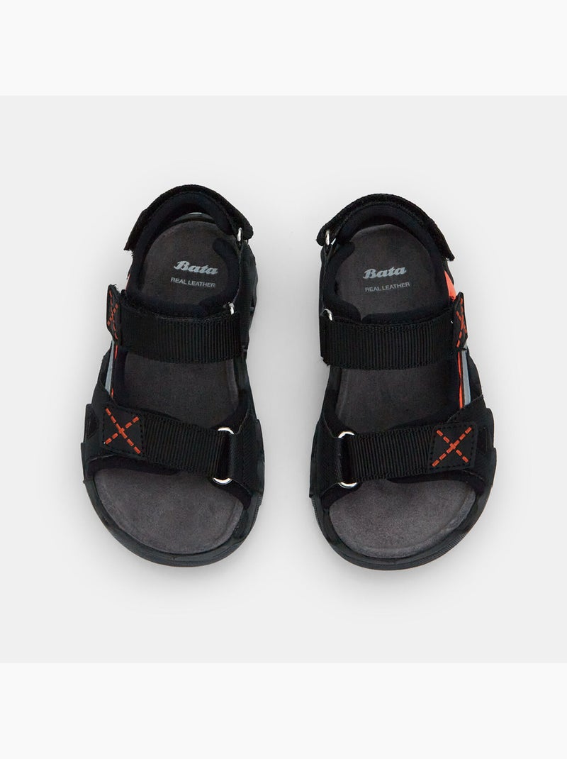 Sandales pour garçon Noir - Kiabi