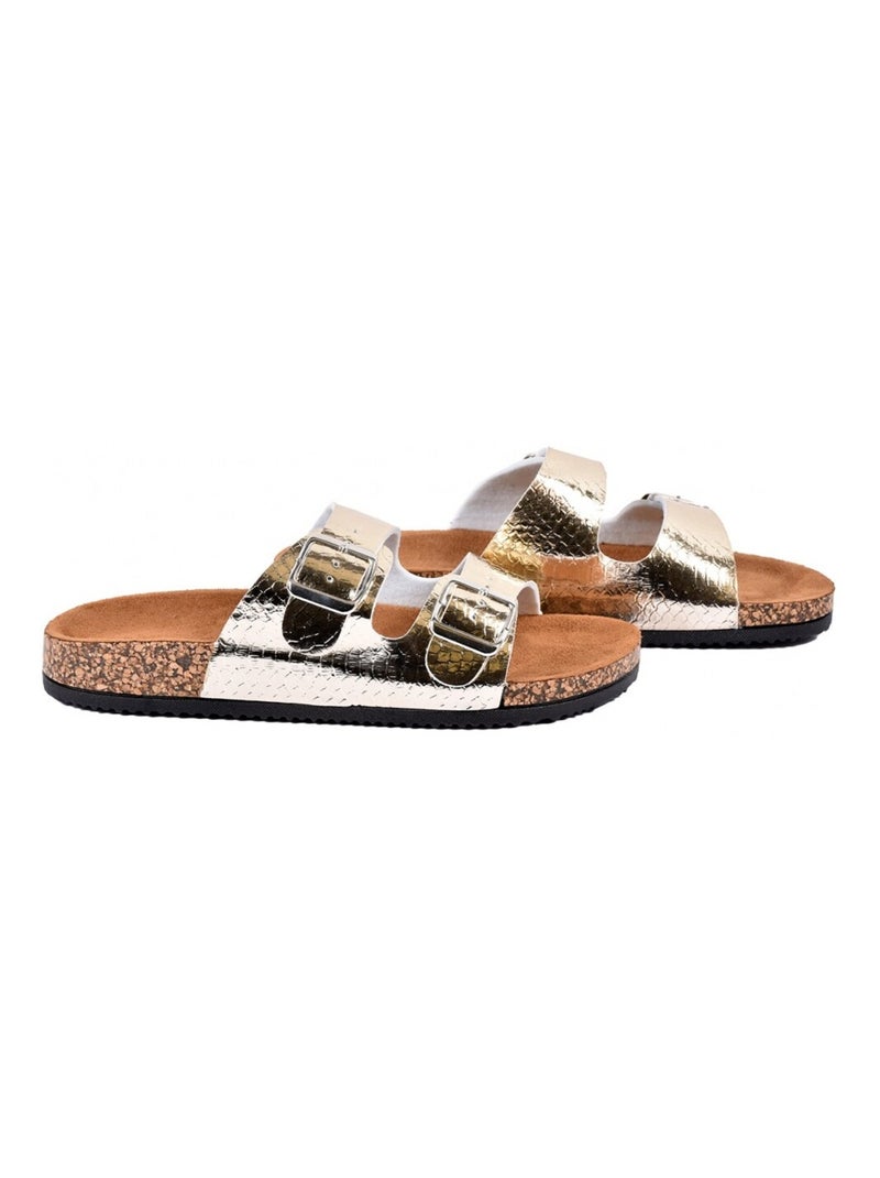 Sandales PREMIUM Boucle Doré/or - Kiabi