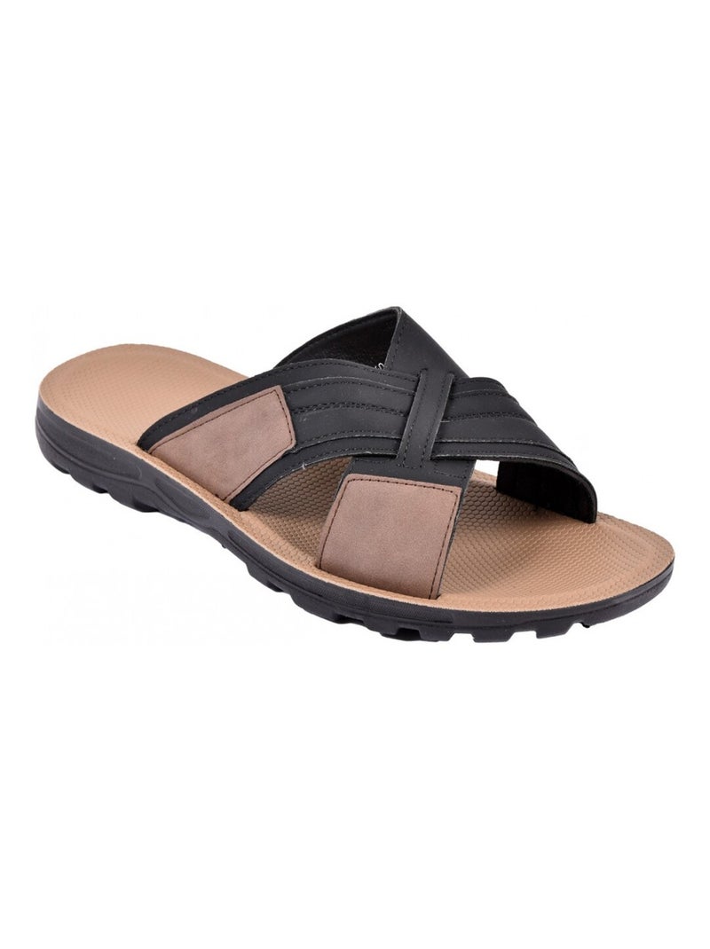 Sandales PREMIUM Claquette Noir - Kiabi