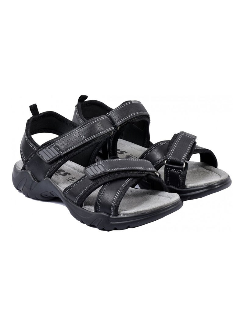Sandales PREMIUM LBS Scratch Noir - Kiabi