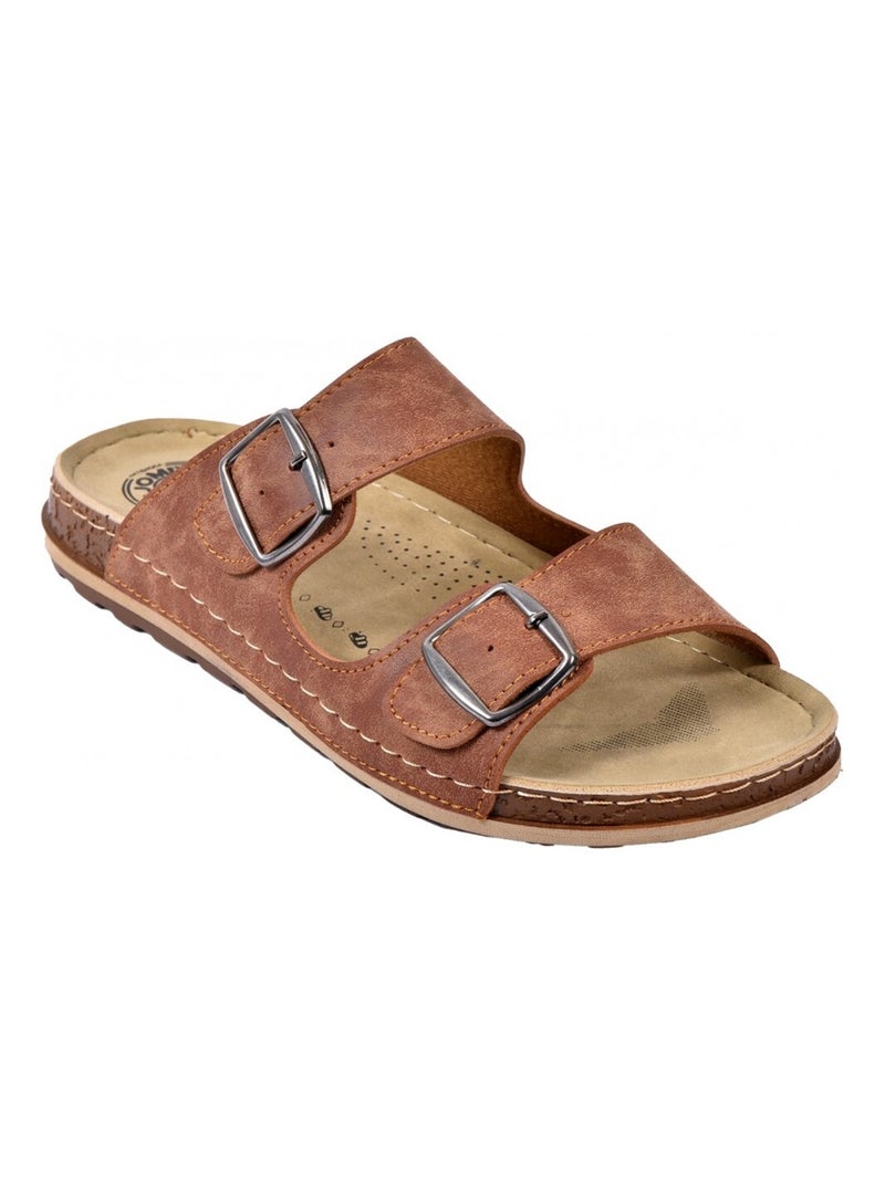 Sandales PREMIUM Marron cappuccino - Kiabi
