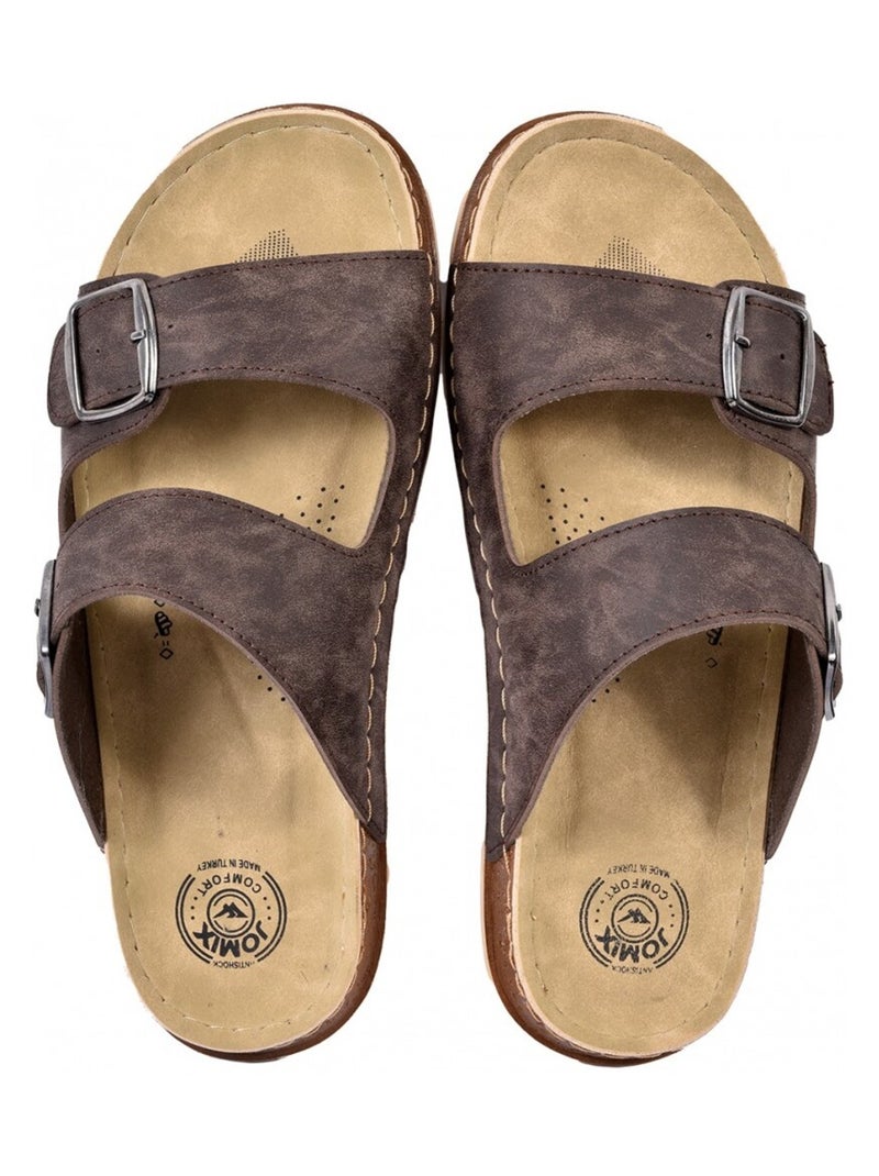 Sandales PREMIUM Marron - Kiabi