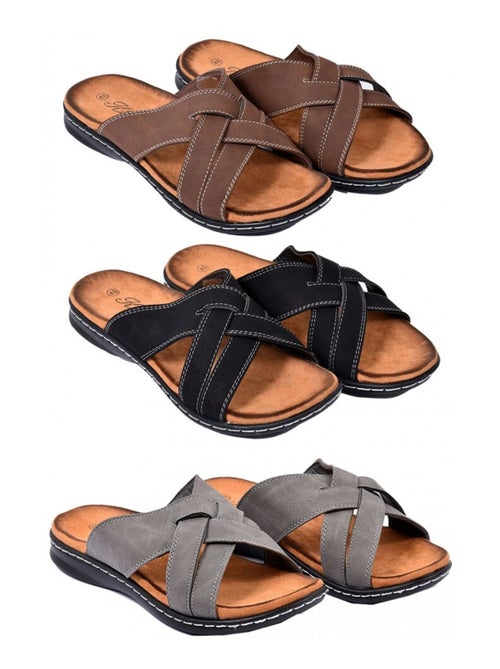 Sandales PREMIUM ouvertes - Kiabi