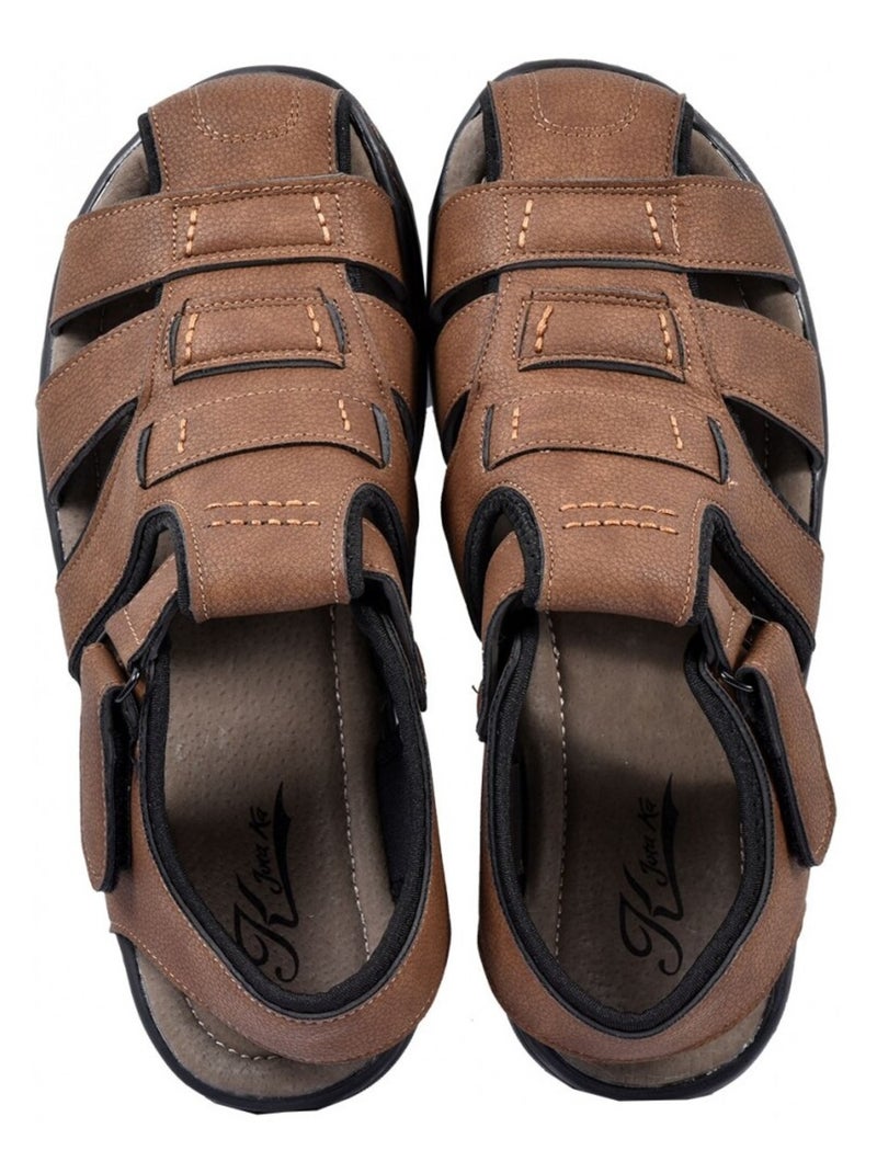 Sandales PREMIUM Scratch Camel - Kiabi