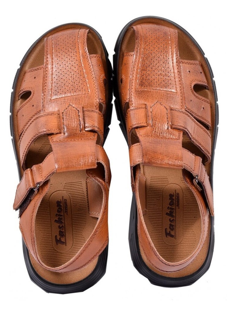 Sandales PREMIUM Scratch Camel - Kiabi