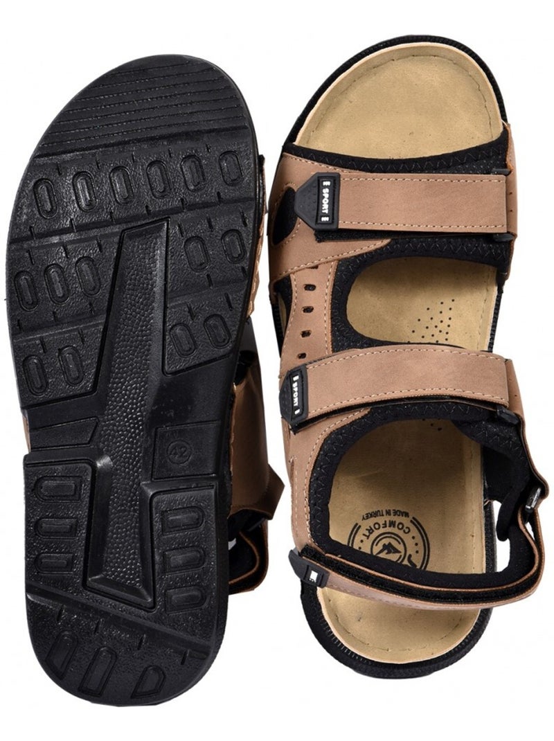 Sandales PREMIUM Scratch Camel - Kiabi