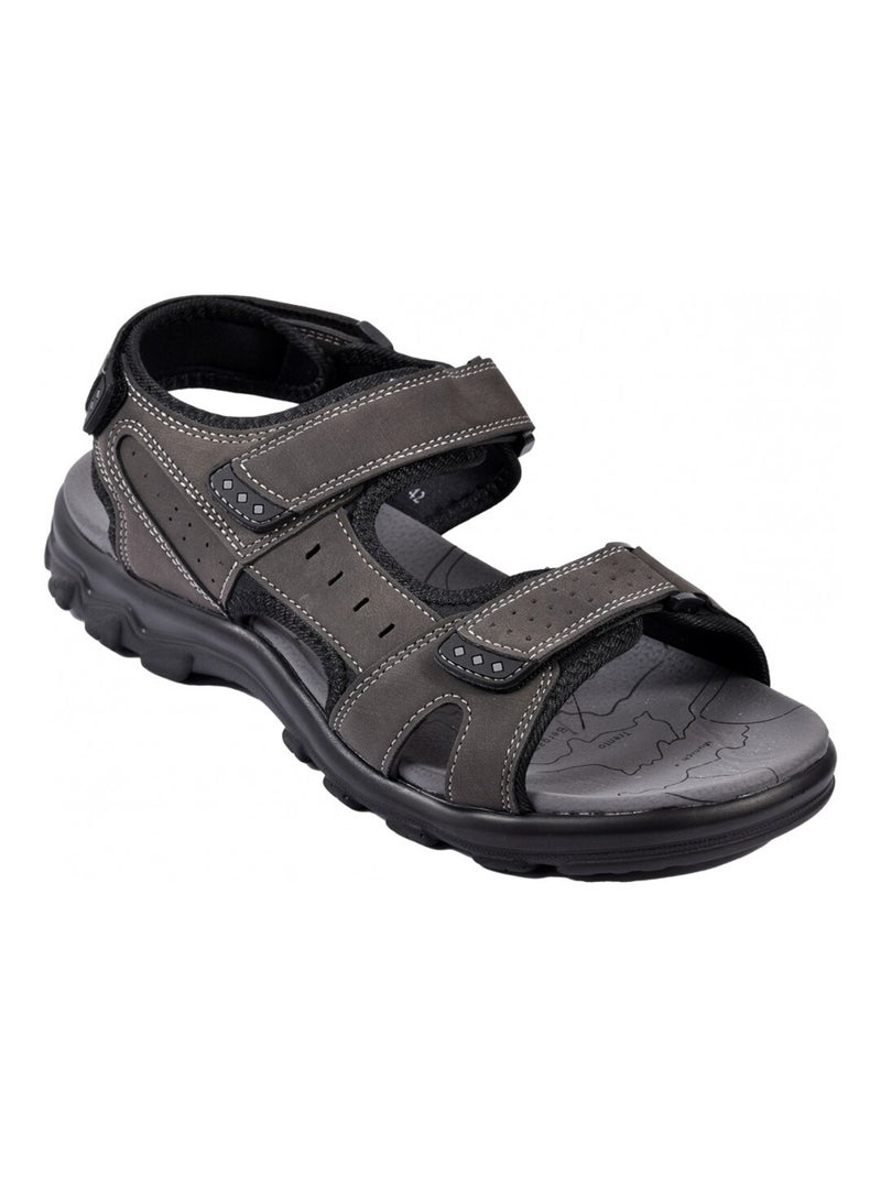 Sandales PREMIUM Scratch Gris - Kiabi