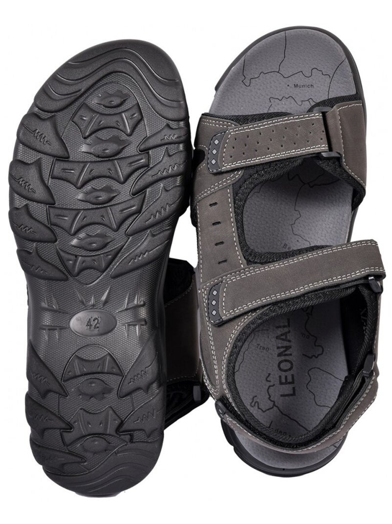 Sandales PREMIUM Scratch Gris - Kiabi