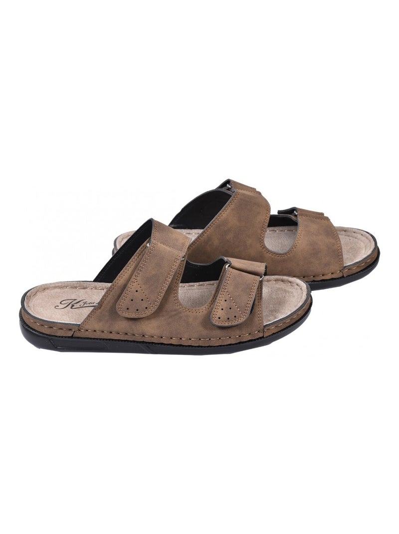 Sandales PREMIUM Scratch Kaki - Kiabi