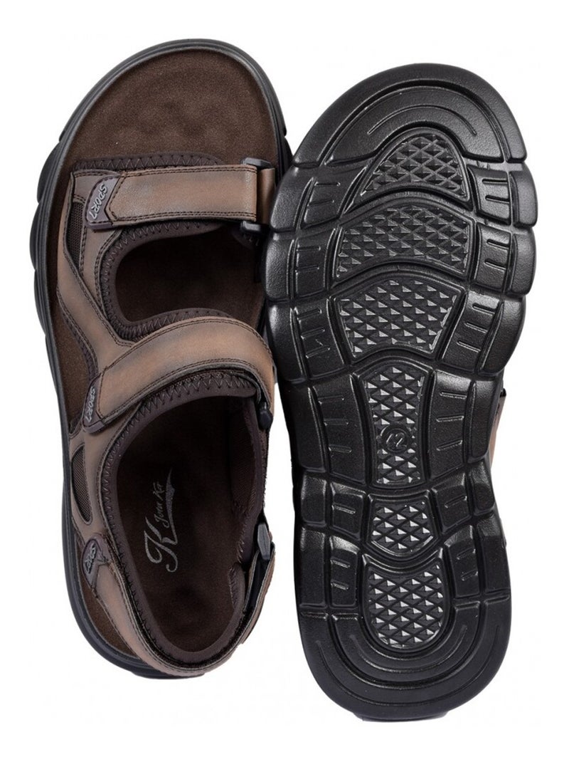 Sandales PREMIUM Scratch Marron - Kiabi