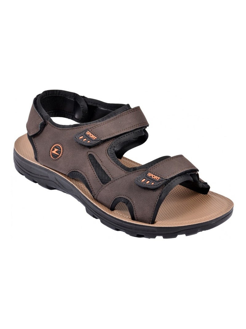 Sandales PREMIUM Scratch Marron - Kiabi