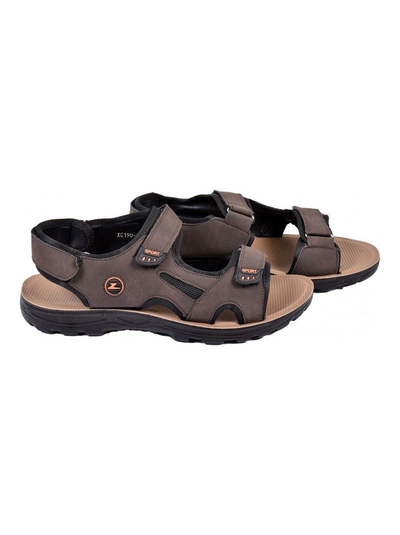 Sandales PREMIUM Scratch Marron - Kiabi