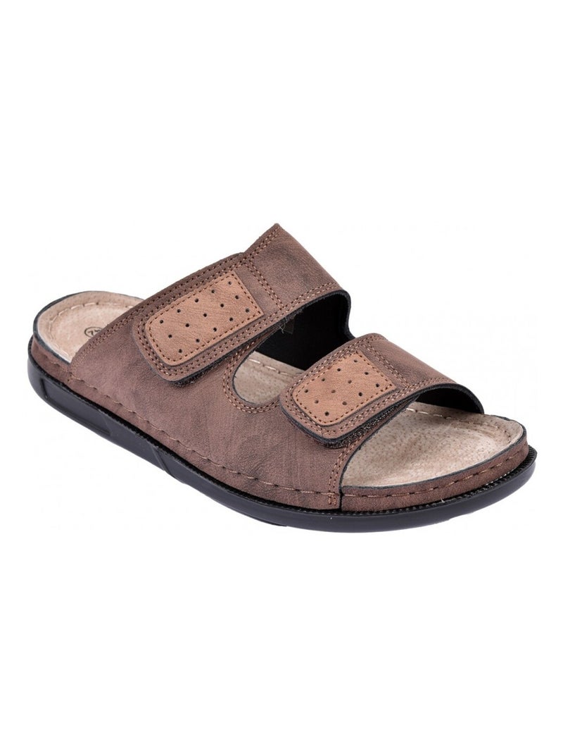 Sandales PREMIUM Scratch Marron - Kiabi