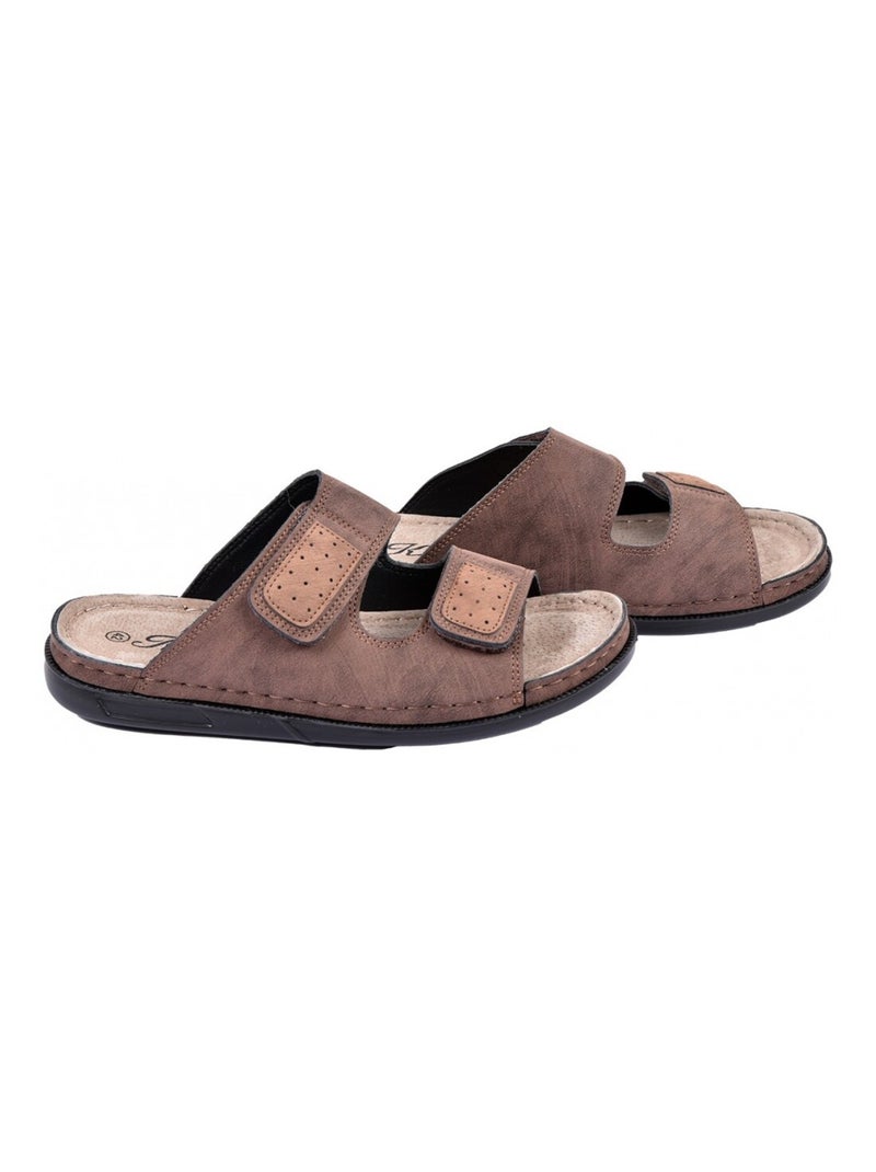 Sandales PREMIUM Scratch Marron - Kiabi