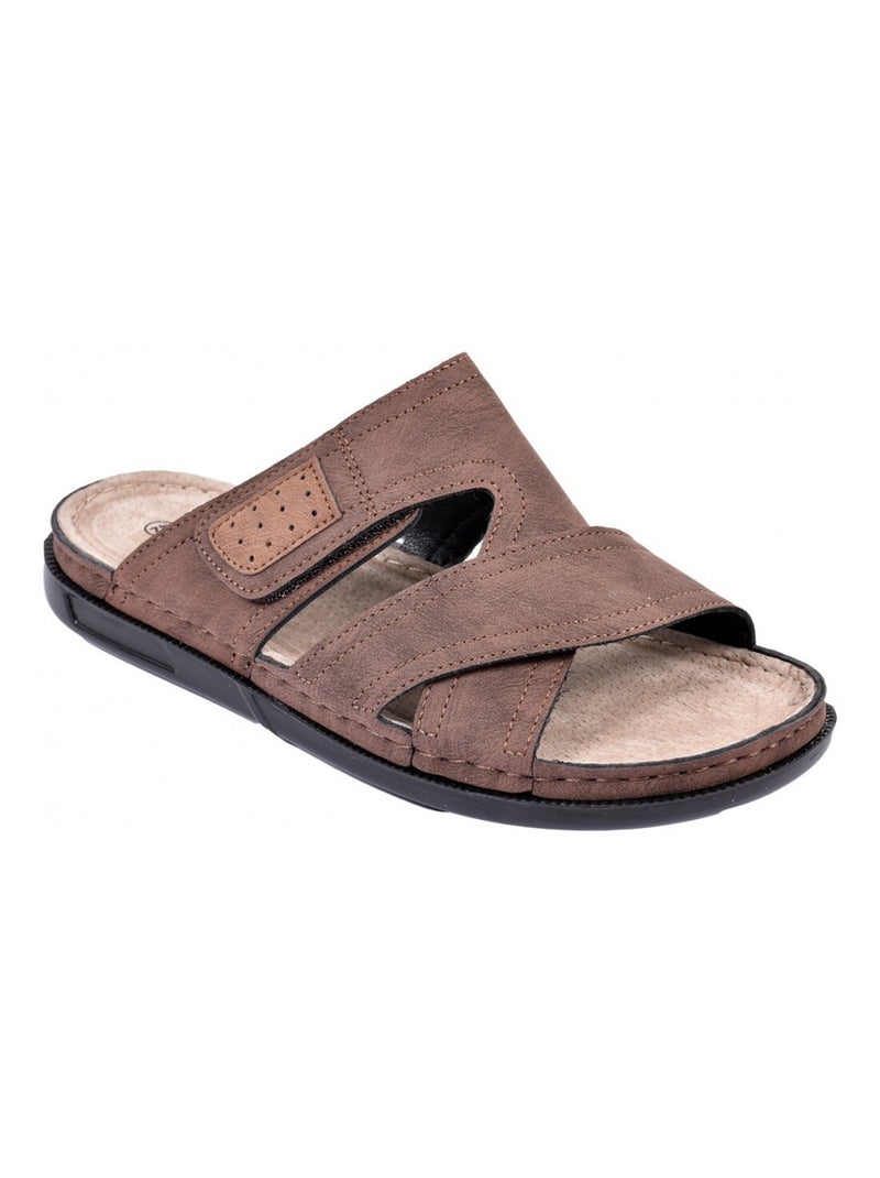 Sandales PREMIUM Scratch Marron - Kiabi