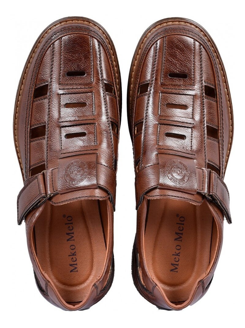 Sandales PREMIUM Scratch Marron - Kiabi