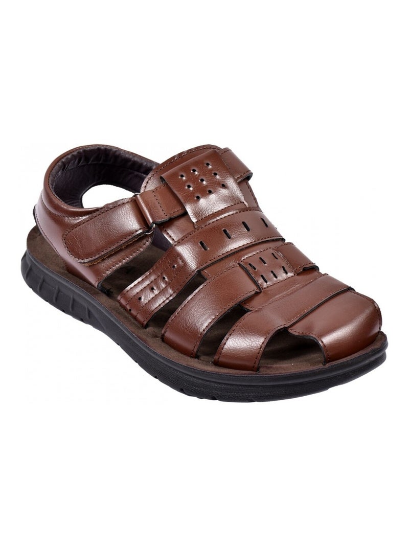Sandales PREMIUM Scratch Marron - Kiabi