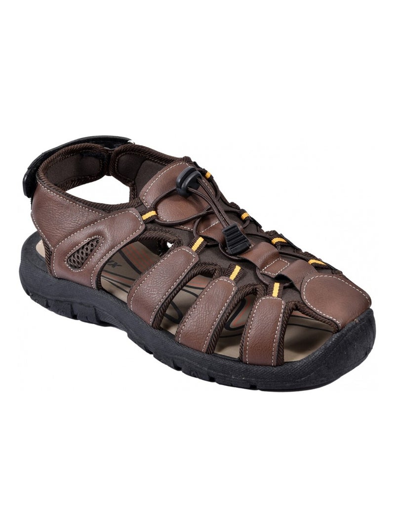 Sandales PREMIUM Scratch Marron - Kiabi
