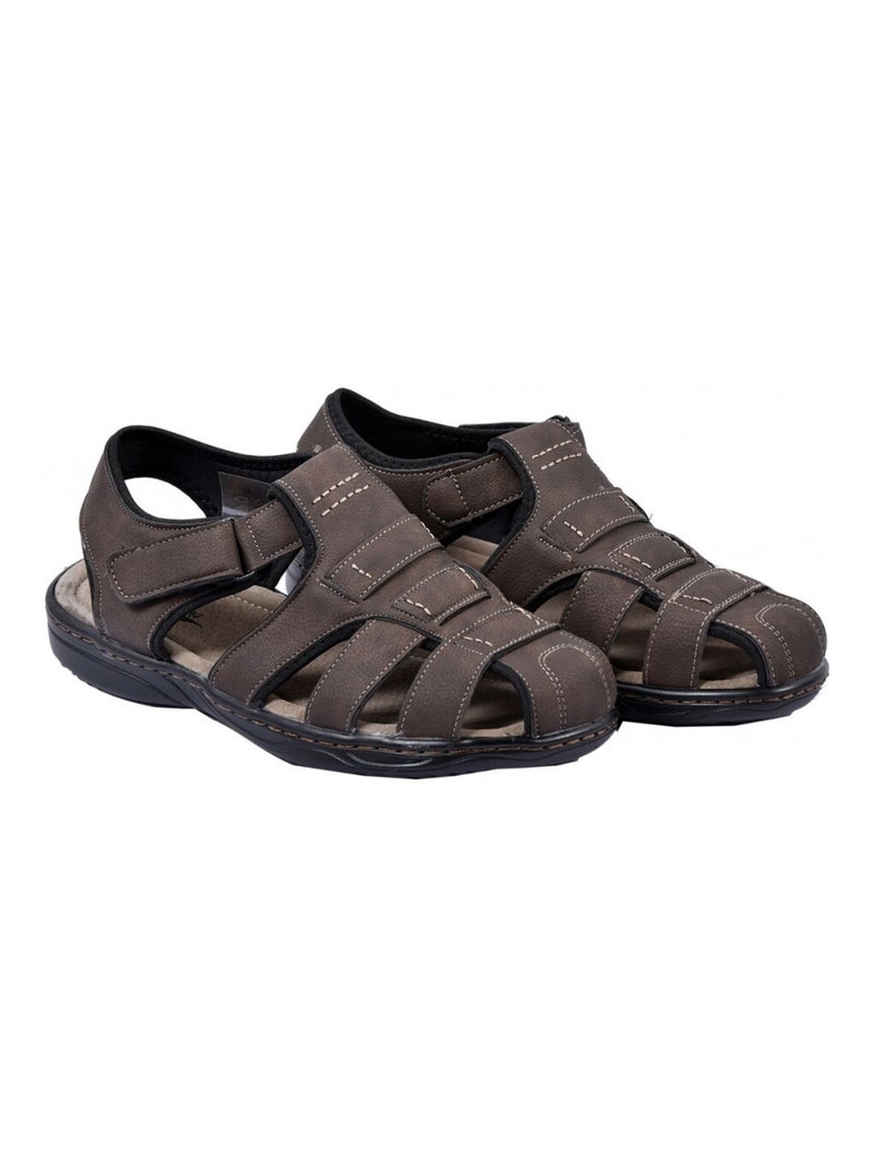 Sandales PREMIUM Scratch Marron - Kiabi