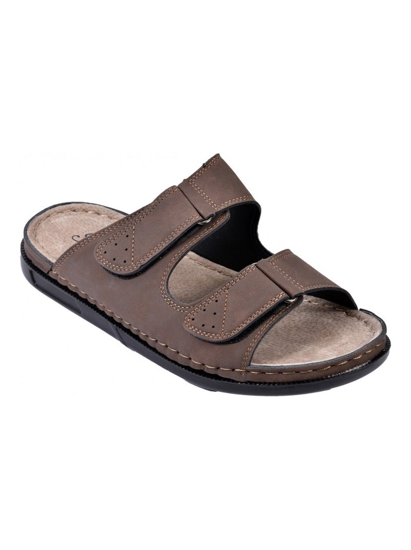 Sandales PREMIUM Scratch Marron - Kiabi