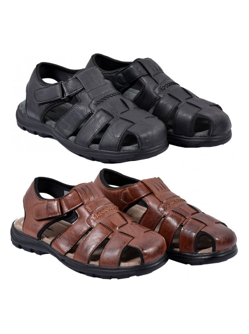 Sandales PREMIUM Scratch Marron - Kiabi