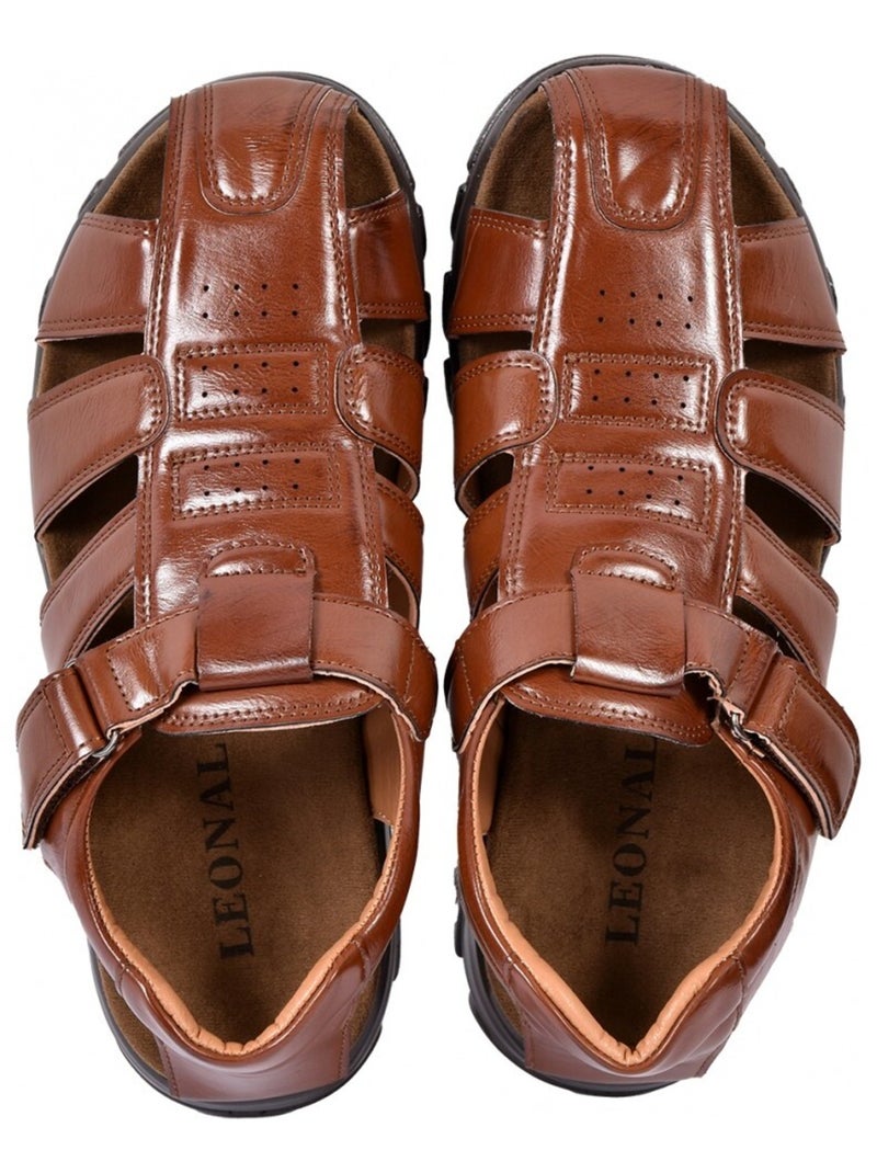 Sandales PREMIUM Scratch Marron - Kiabi