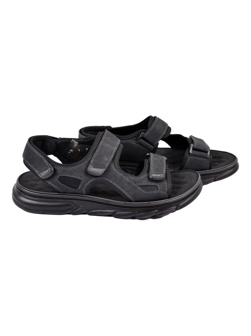 Sandales PREMIUM Scratch Noir - Kiabi