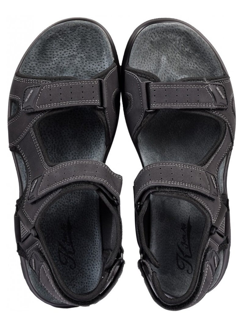 Sandales PREMIUM Scratch Noir - Kiabi