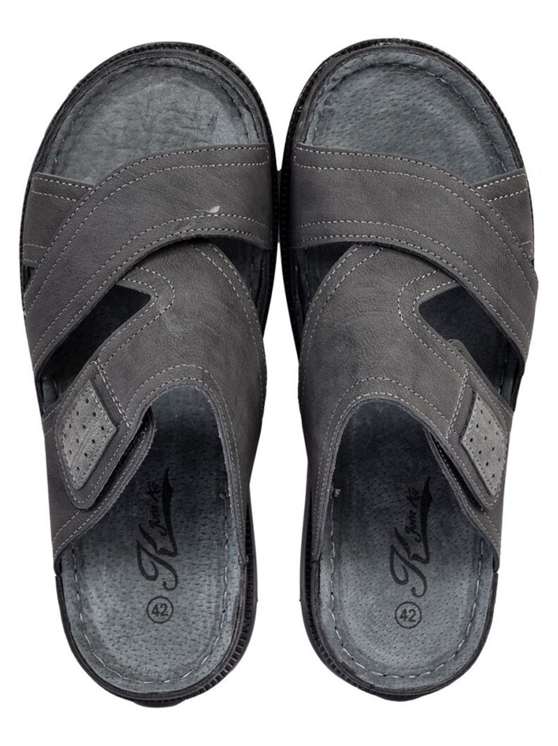 Sandales PREMIUM Scratch Noir - Kiabi
