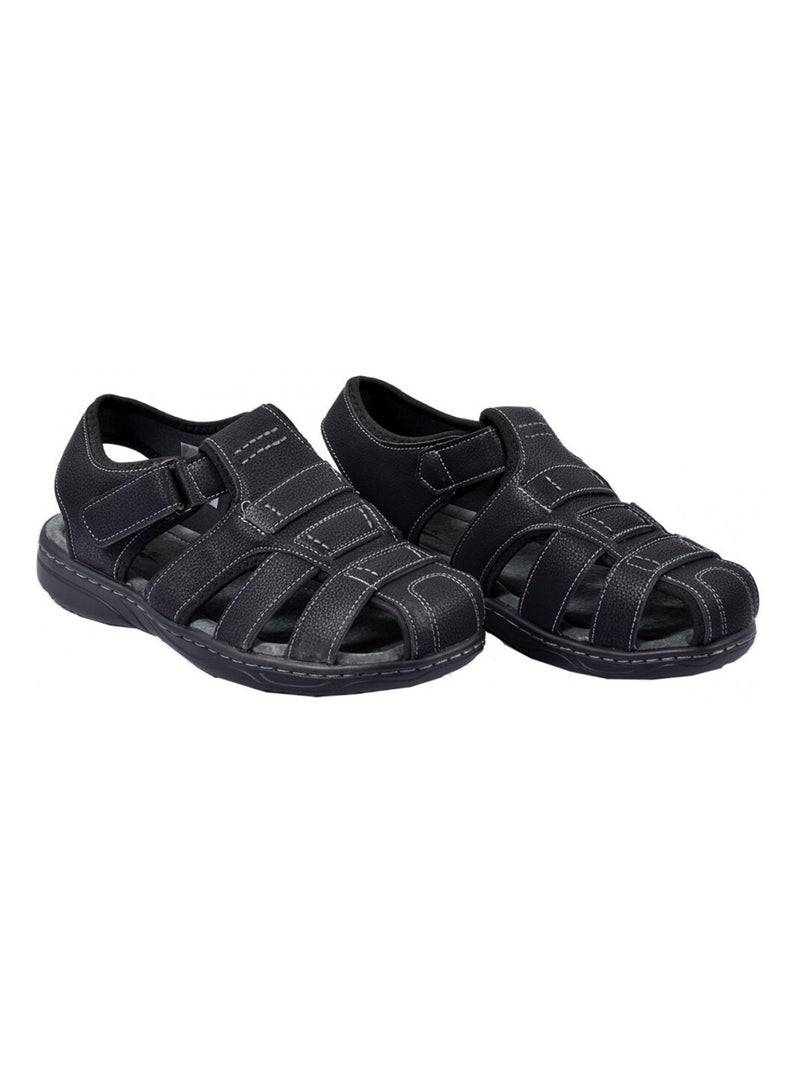 Sandales PREMIUM Scratch Noir - Kiabi