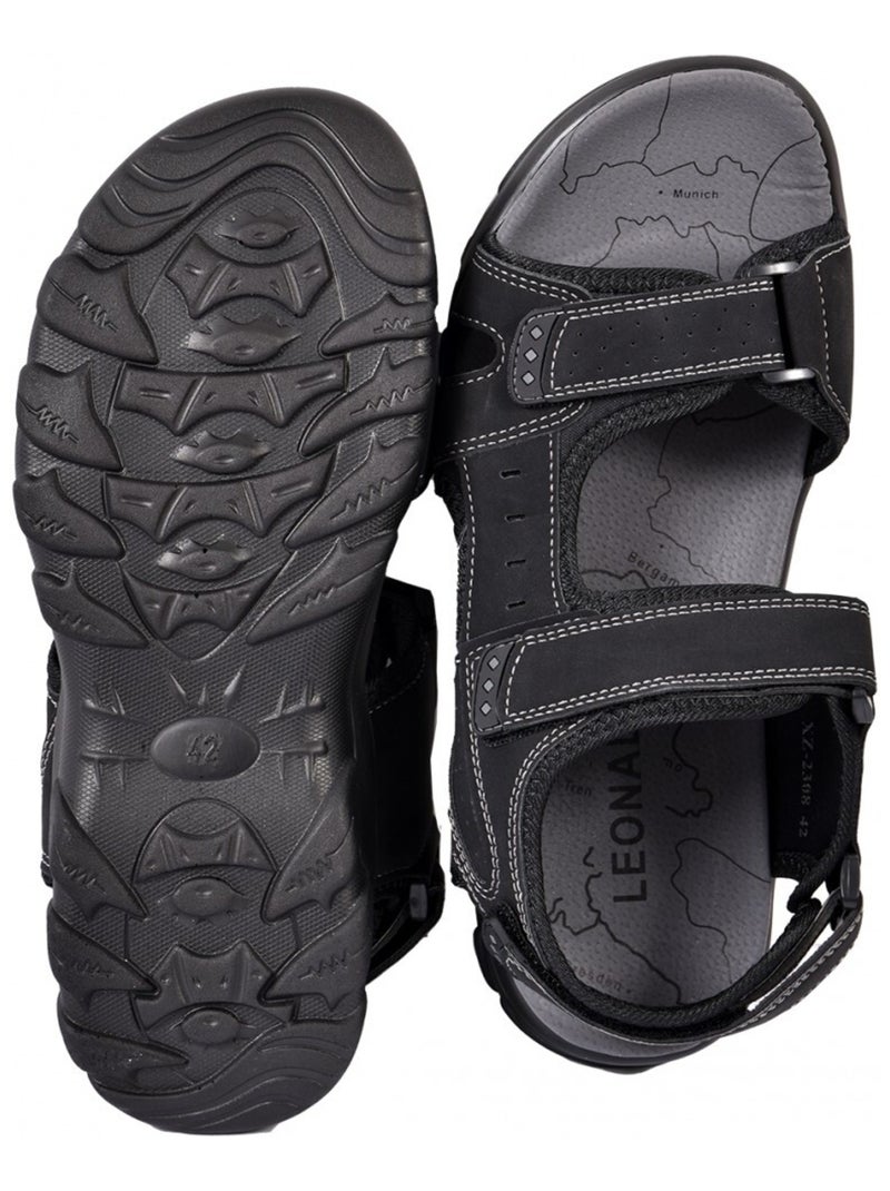 Sandales PREMIUM Scratch Noir - Kiabi