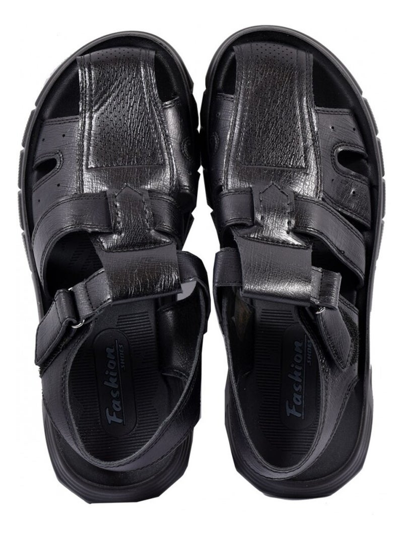 Sandales PREMIUM Scratch Noir - Kiabi