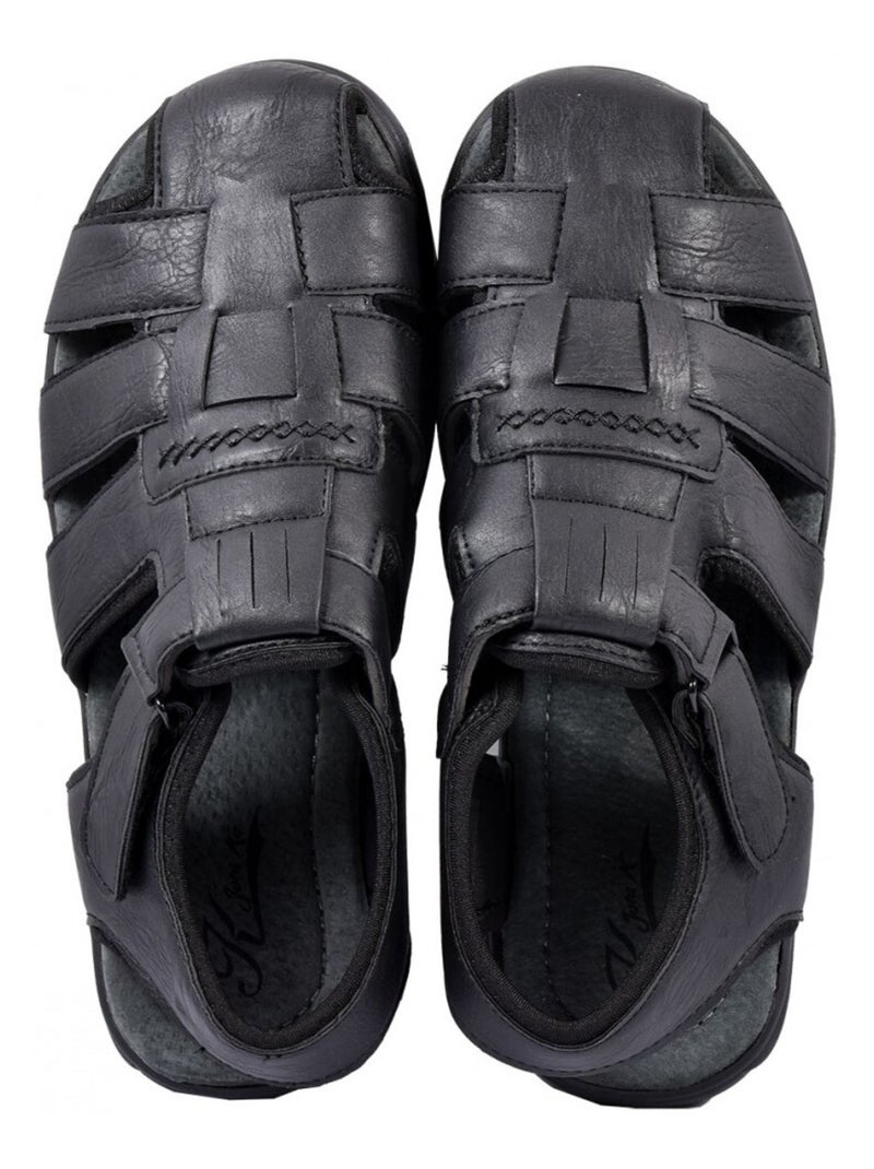 Sandales PREMIUM Scratch Noir - Kiabi