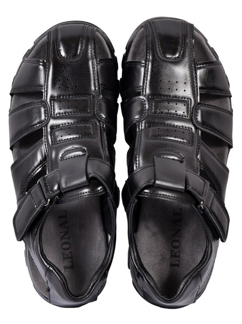 Sandales PREMIUM Scratch Noir - Kiabi