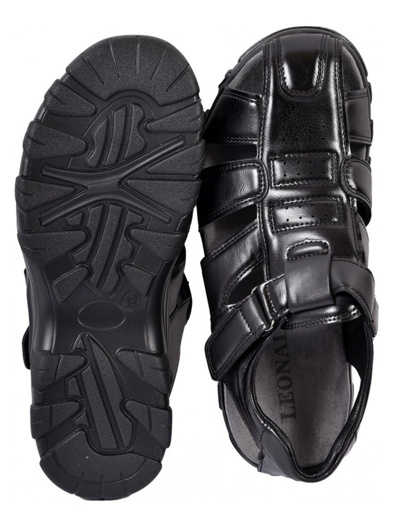 Sandales PREMIUM Scratch Noir - Kiabi