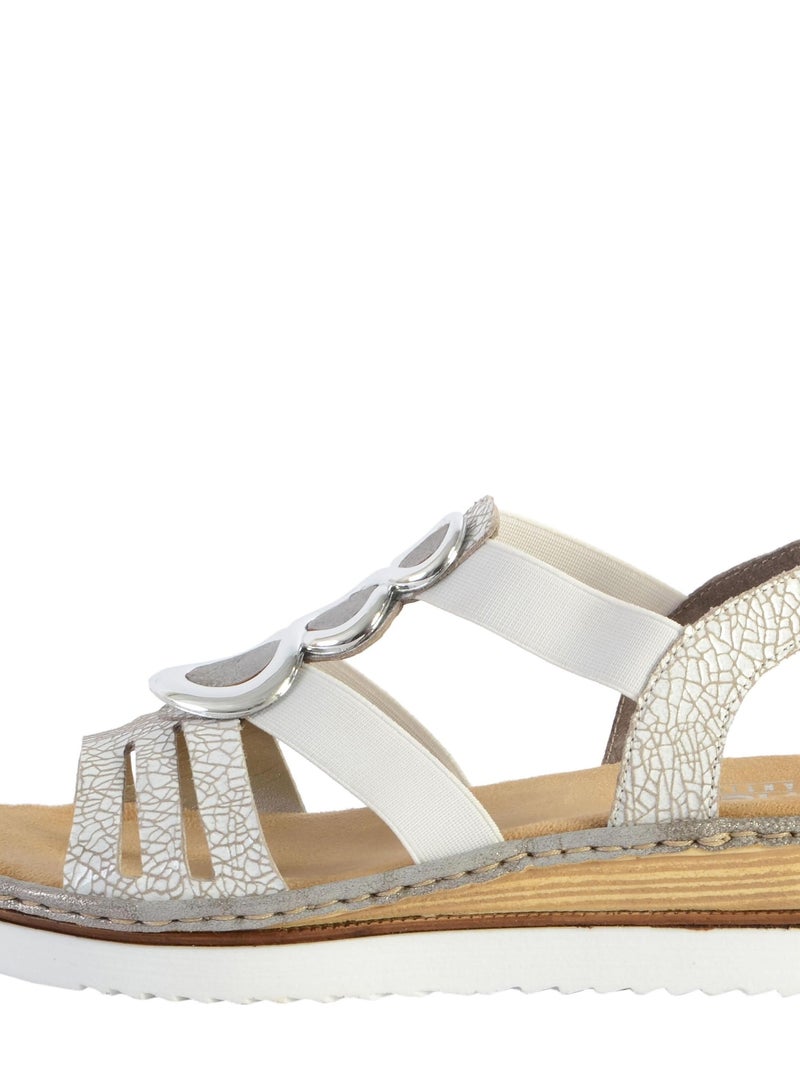 Sandales Rieker 679L4 Blanc - Kiabi