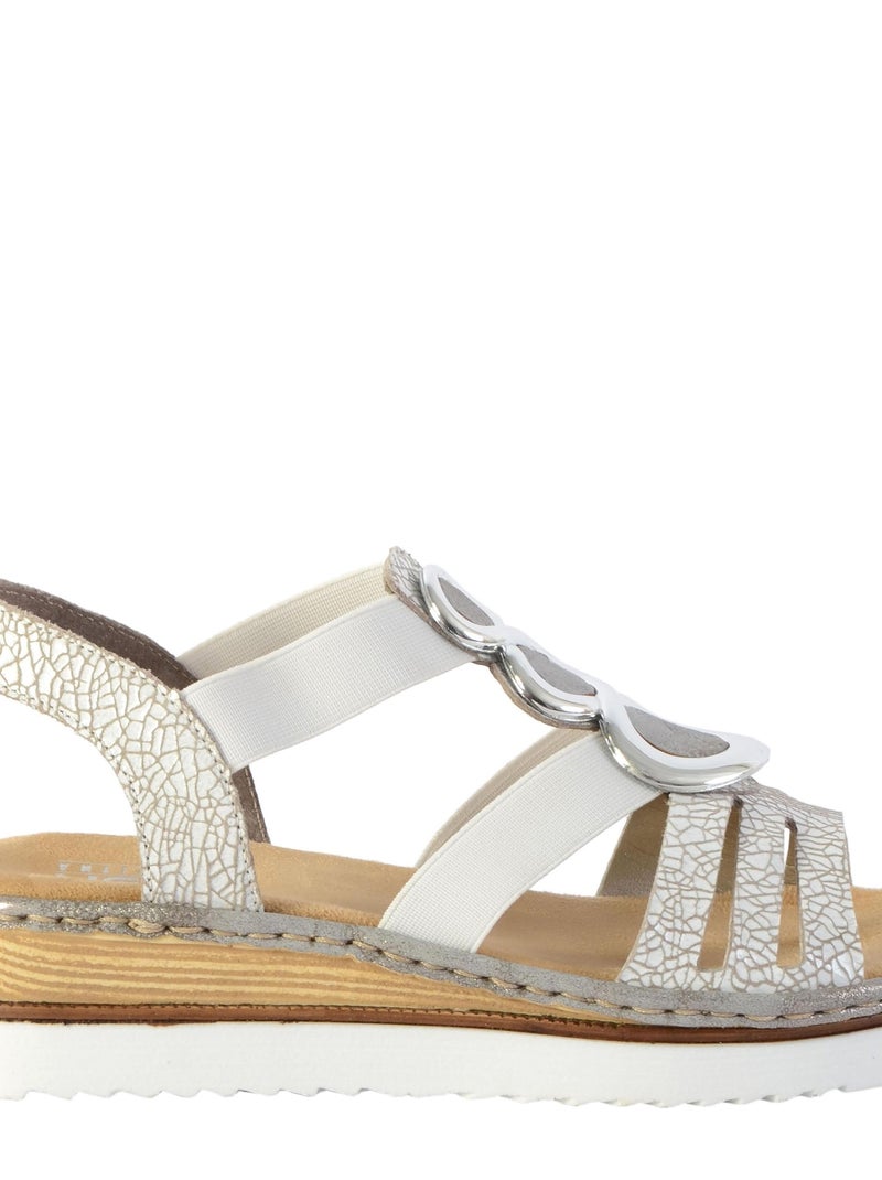 Sandales Rieker 679L4 Blanc - Kiabi