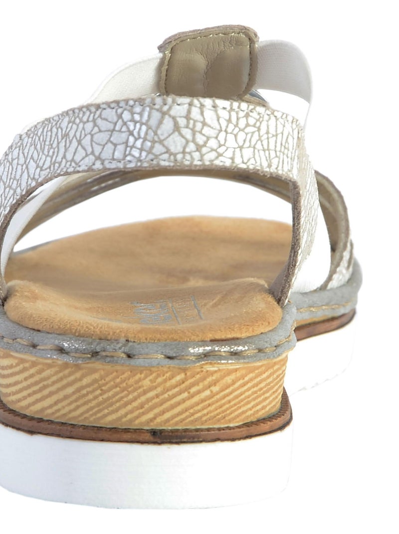 Sandales Rieker 679L4 Blanc - Kiabi
