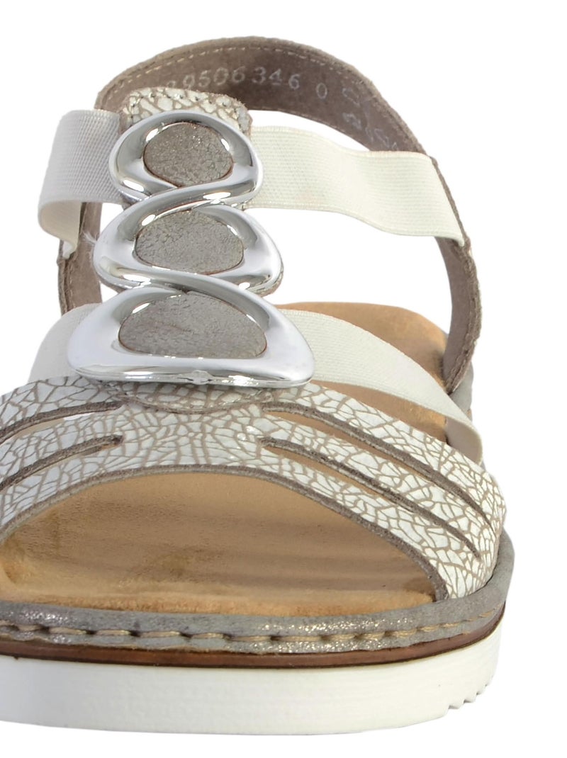 Sandales Rieker 679L4 Blanc - Kiabi
