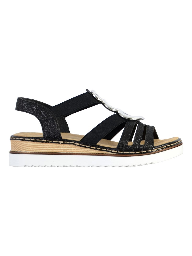 Sandales Rieker 679L4 Noir - Kiabi