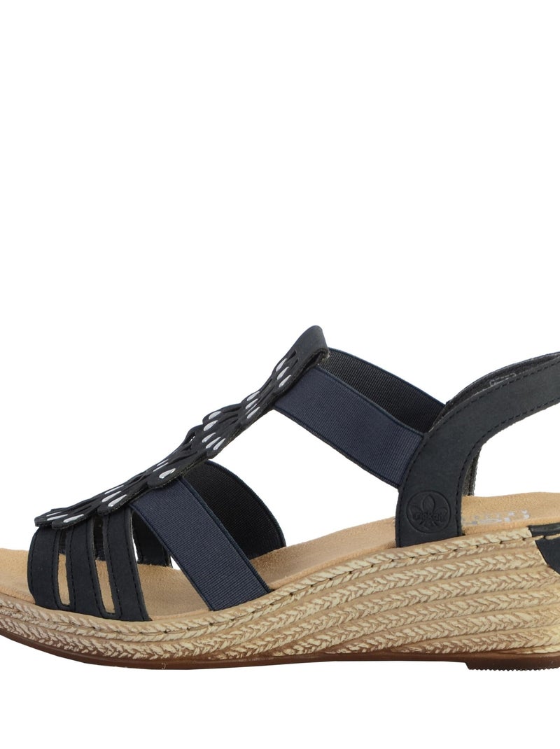 Sandales Rieker Namur Bleu - Kiabi
