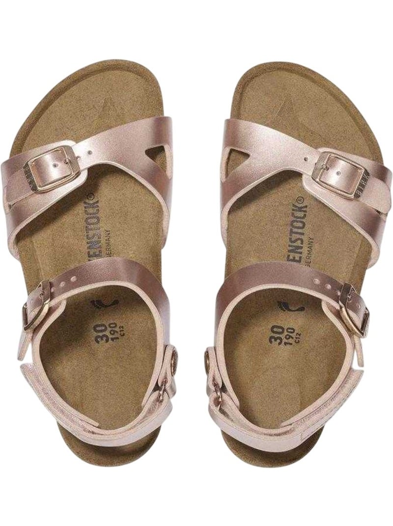 Sandales rio - birkenstock Gris métalique - Kiabi