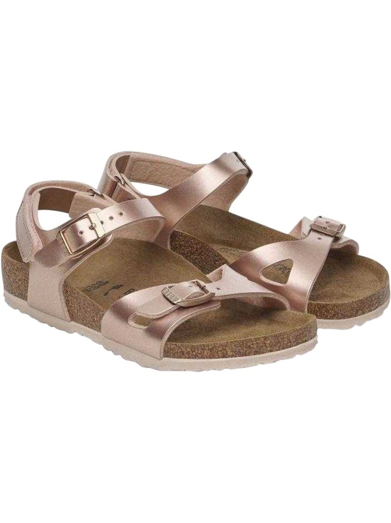 Sandales rio - birkenstock Gris métalique - Kiabi