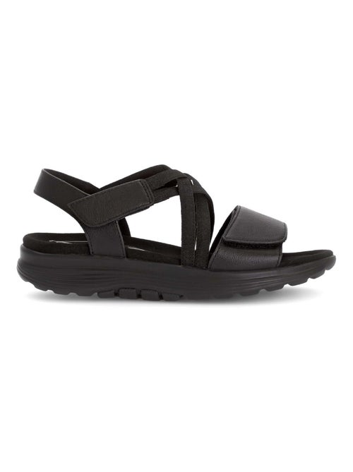 Sandales Rolling Soft  en cuir - Kiabi
