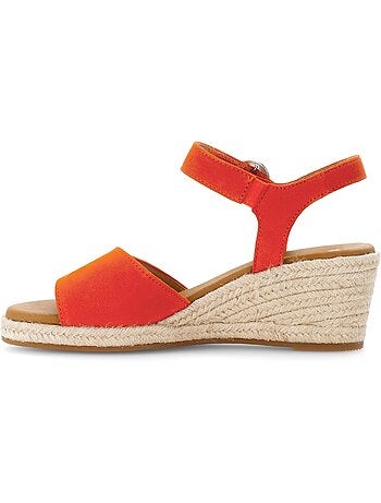 Sandales s en cuir velours