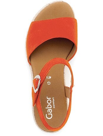Sandales s en cuir velours