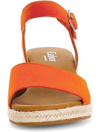 Sandales s en cuir velours