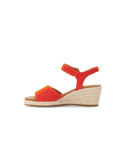 Sandales s en cuir velours - Kiabi