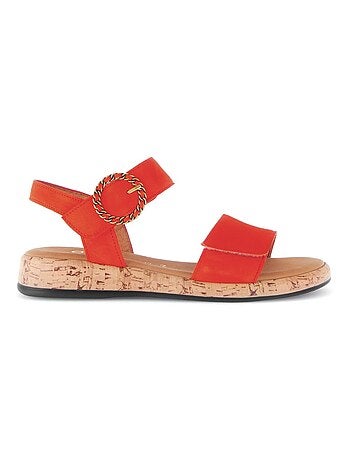 Sandales s en cuir velours